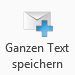 Ganzen Text speichern